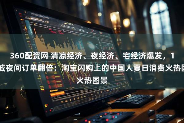 360配资网 清凉经济、夜经济、宅经济爆发，127城夜间订单翻倍：淘宝闪购上的中国人夏日消费火热图景
