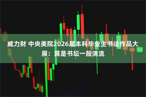 威力财 中央美院2026届本科毕业生书法作品大展:算是书坛一股清流